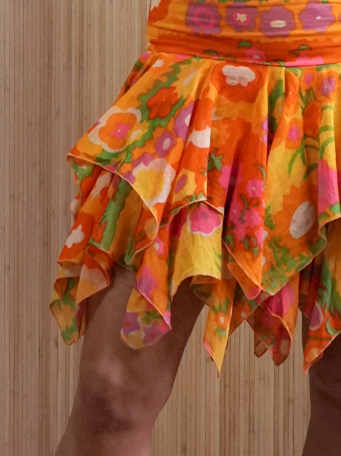 Vintage 60's Day Glo Floral Dress – therapi