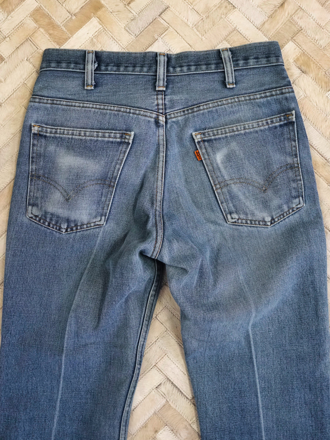 Vintage 70's Levi's 646 Cali Fade Blue Talon Zip Jeans - 29" Waist-closiTherapi | vinTage