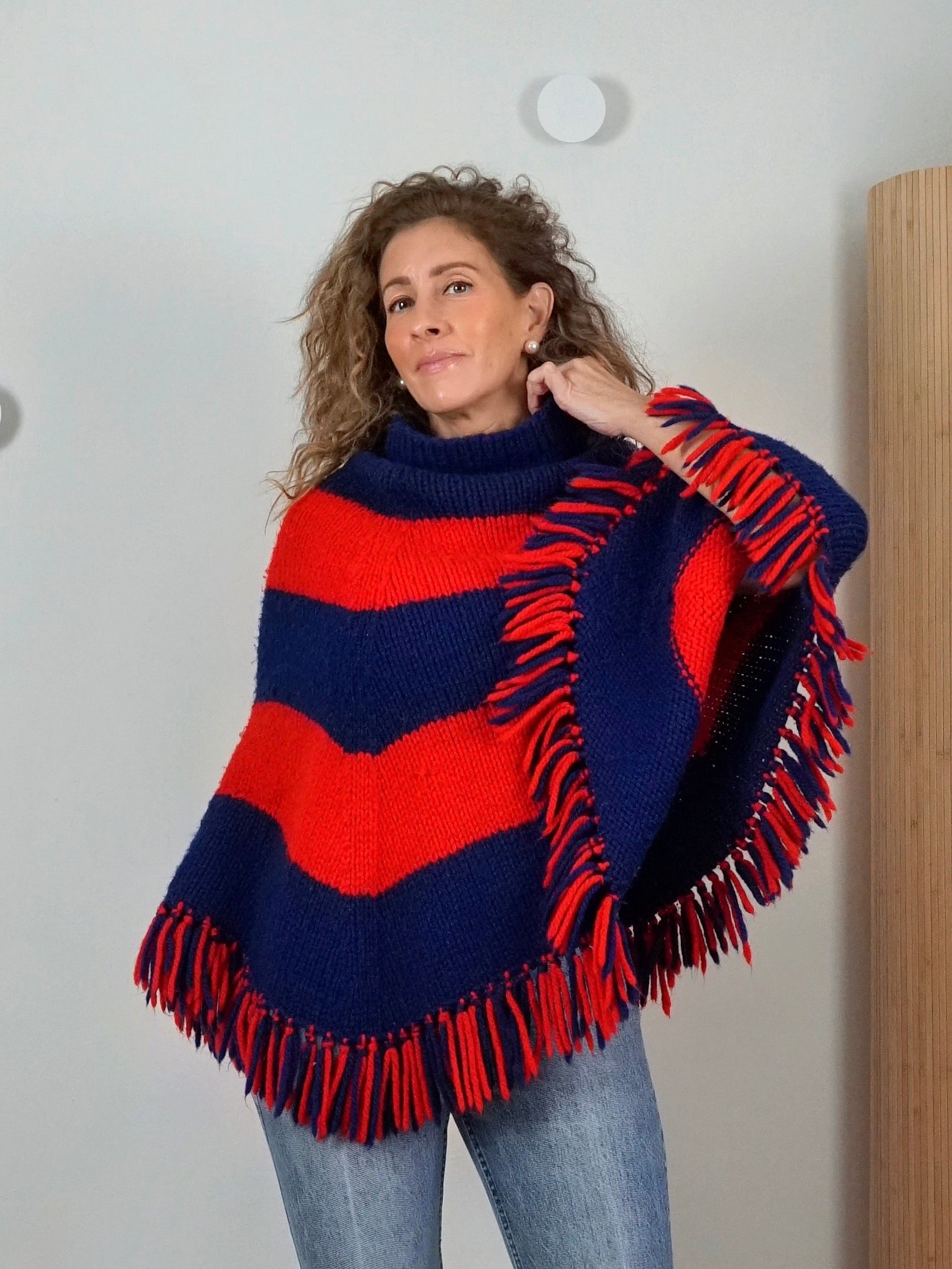 ジャケット・アウター vintage hysterics fringe design poncho Vintage poncho with fringes – fairiaibiza
