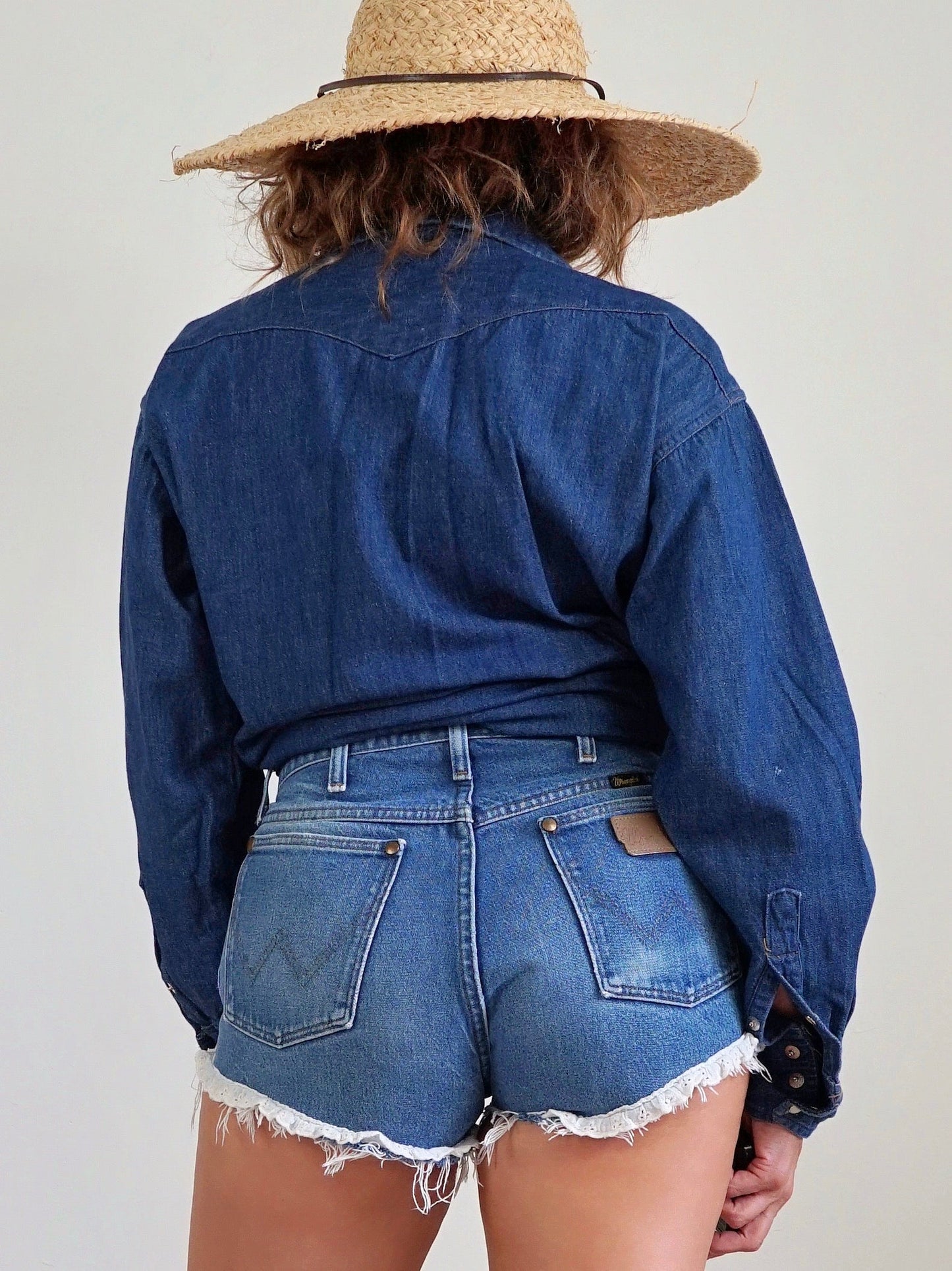 Vintage 70's Wrangler Sanforized Denim Shirt-closiTherapi | vinTage