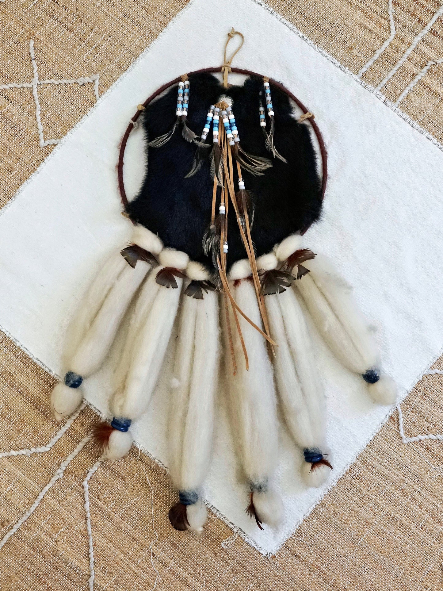 Vintage 80's Native American Mandala Dream Catcher-closiTherapi | vinTage