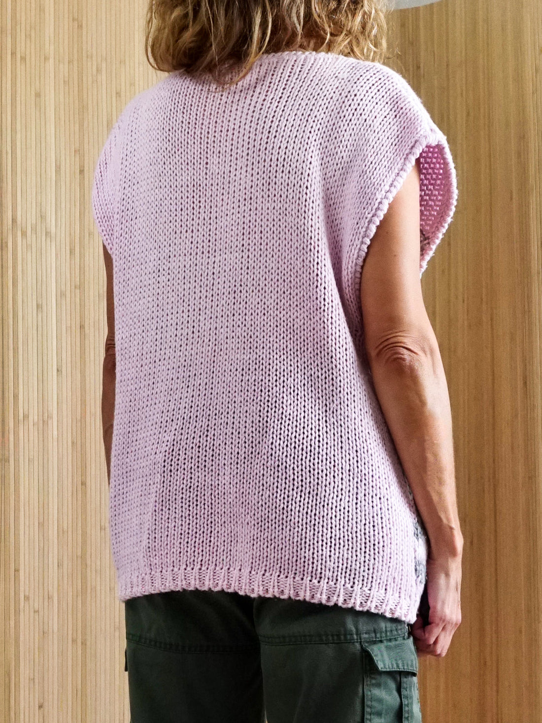 Vintage 80's Slouchy Pink Sweater-closiTherapi | vinTage