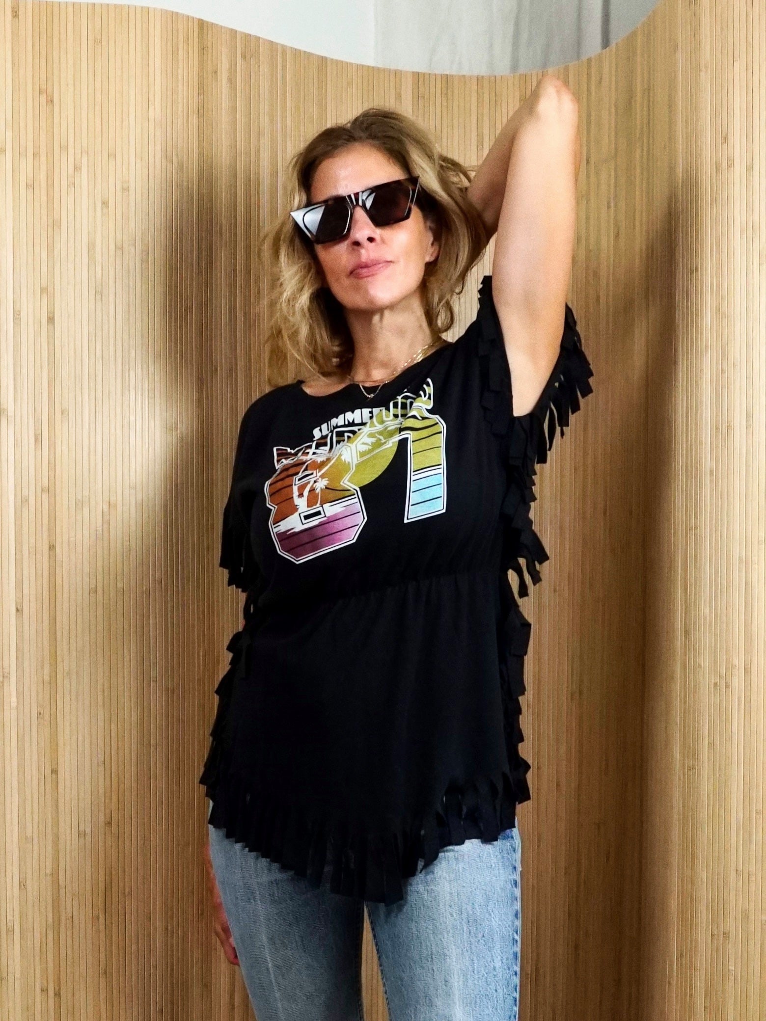 Vintage 80's Wildwood Fringe Tee – therapi