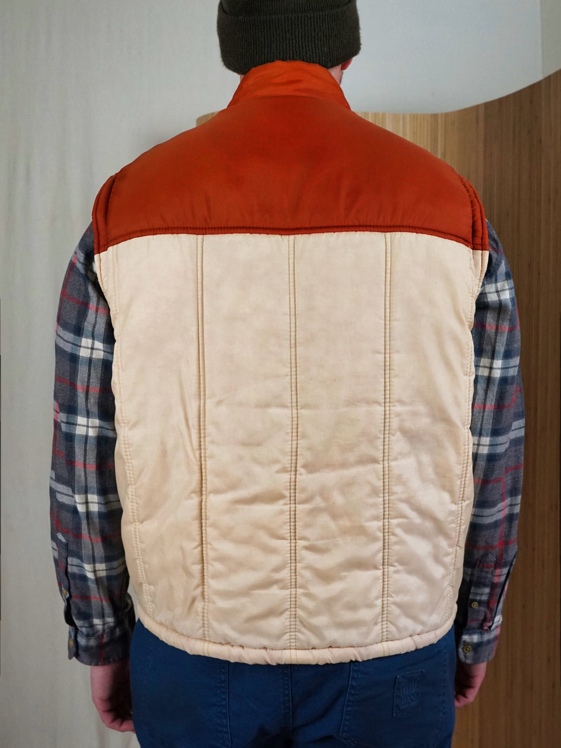 Vintage Quilted Convertible Vest Jacket-closiTherapi | vinTage