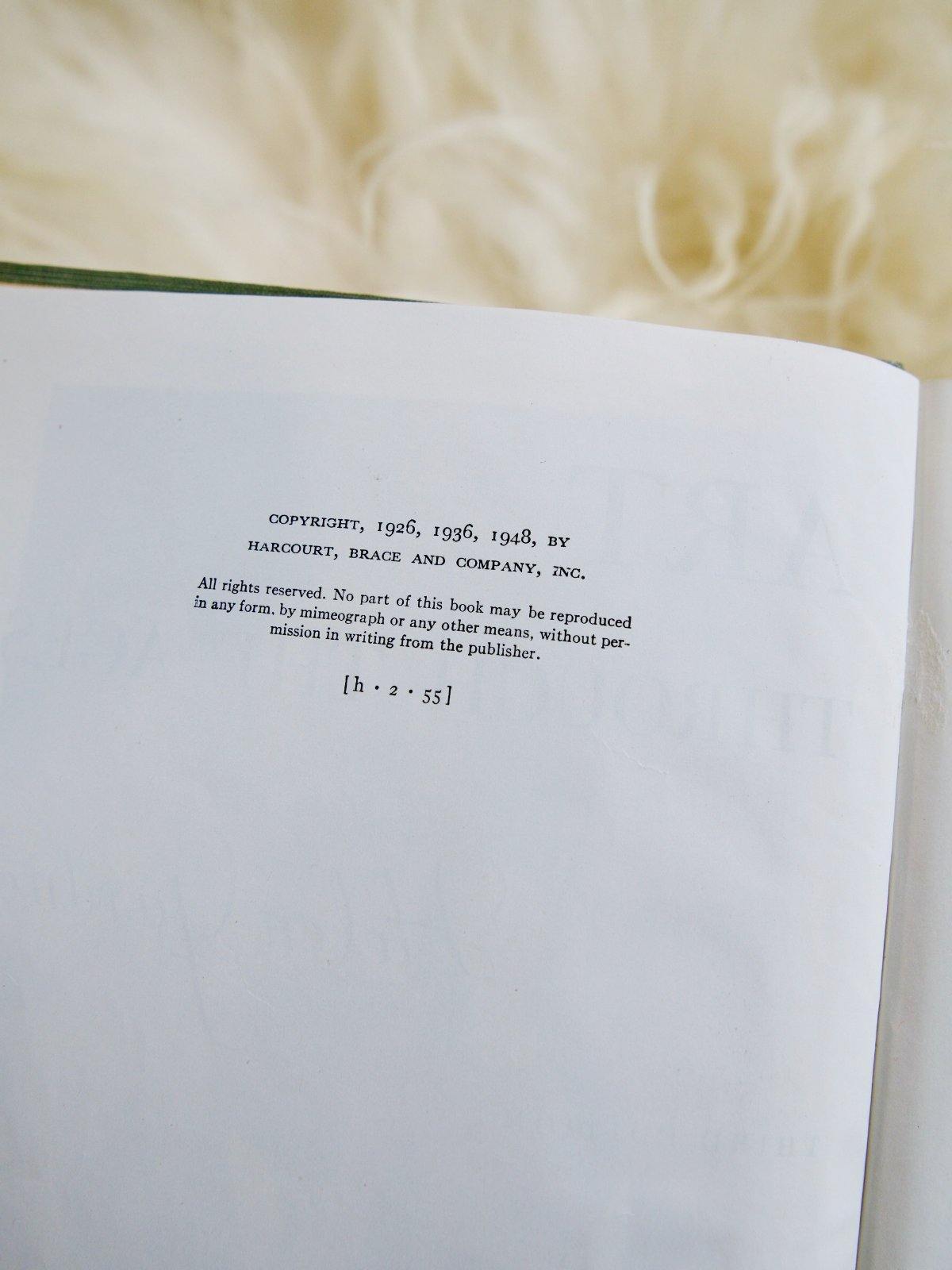 1948 Art Through The Ages Book-closiTherapi | vinTage