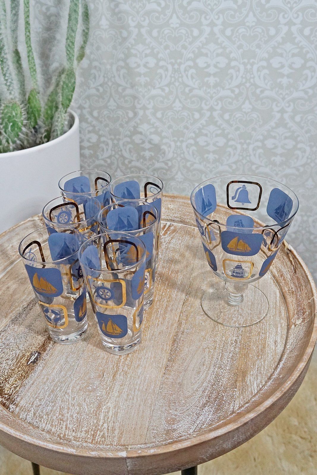 Nautical Glass Barware Set – therapi