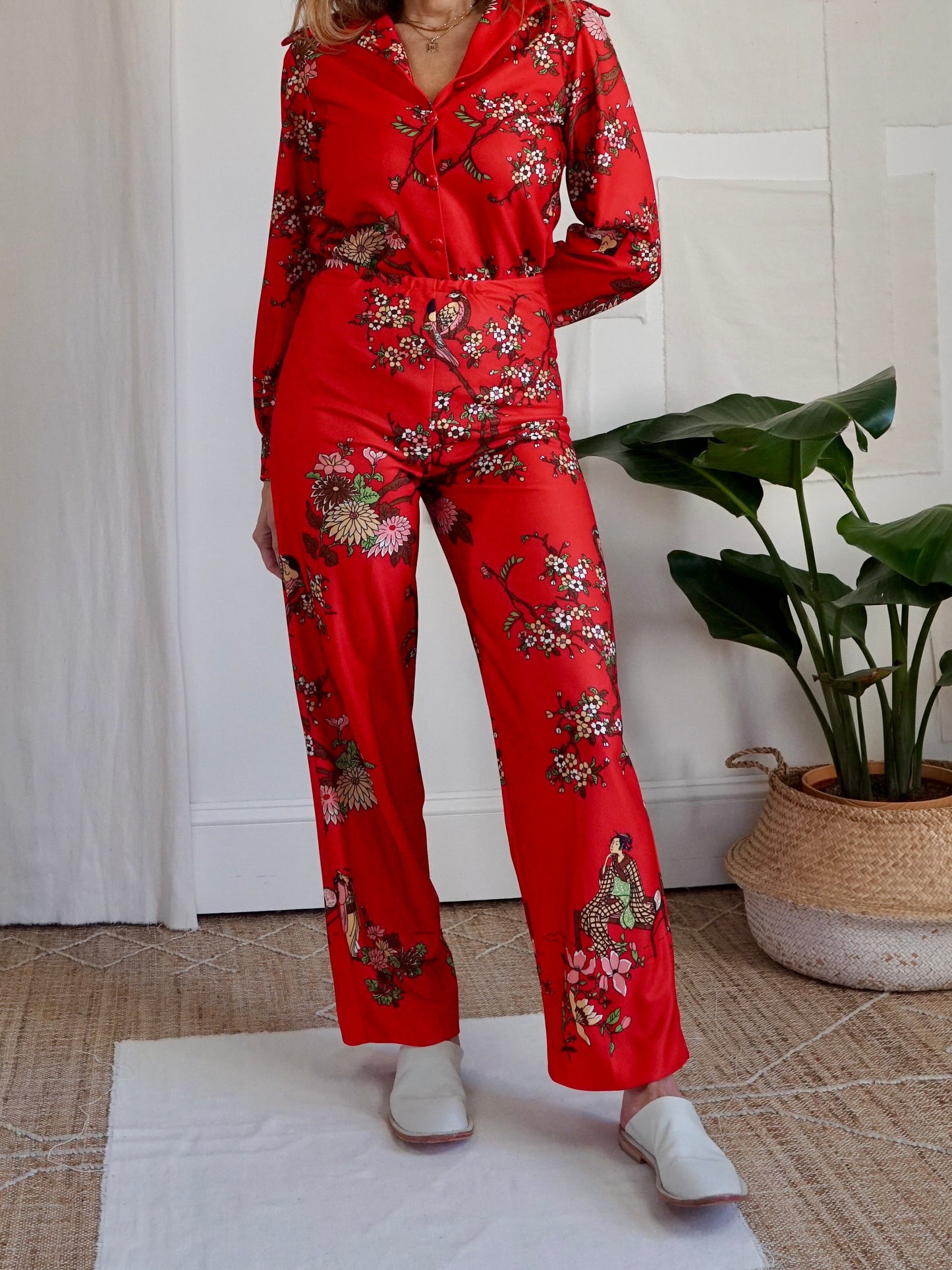 Vintage 70's Cherry Blossom Floral Set-closiTherapi | vinTage