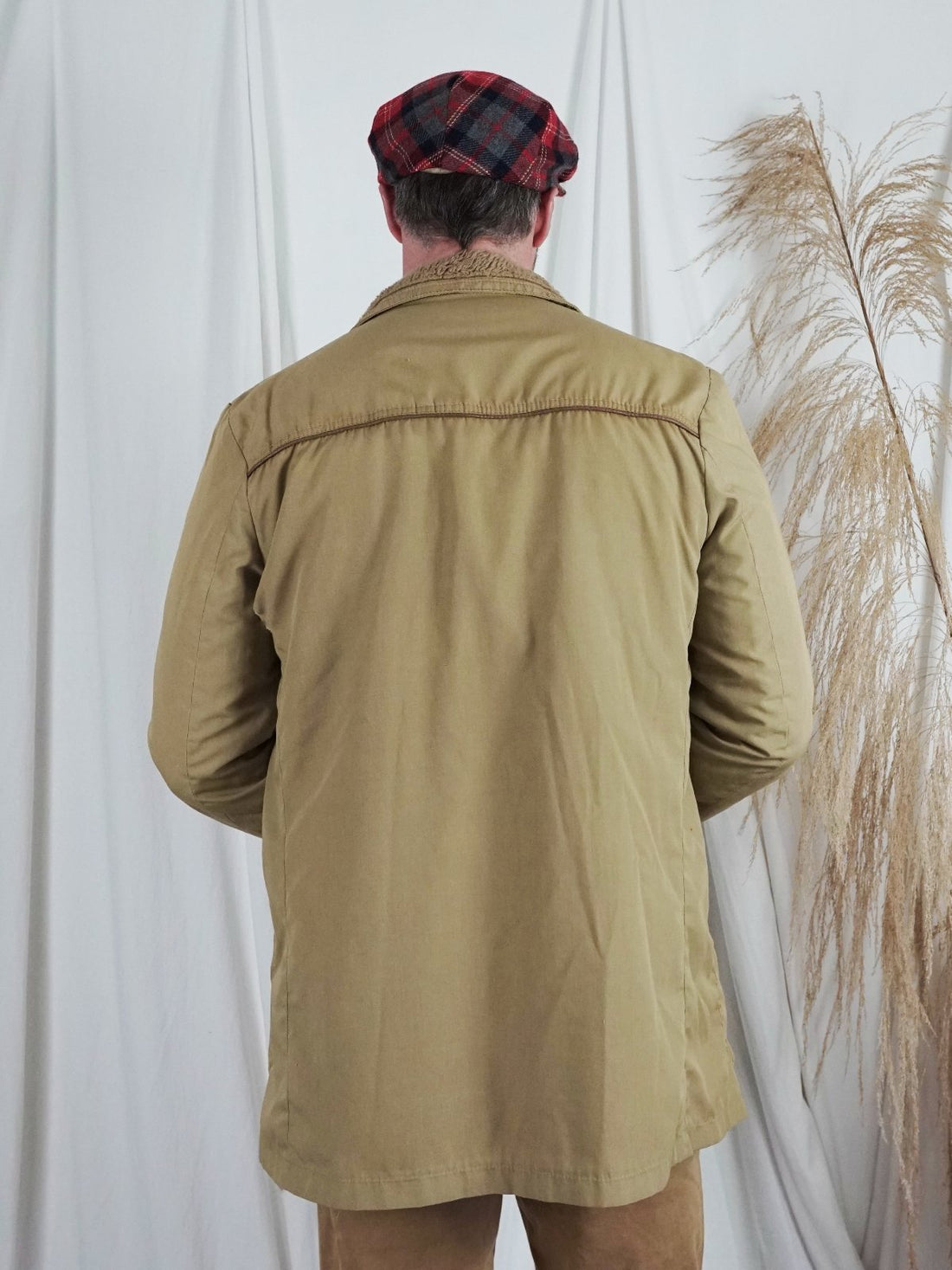 Vintage Camel Fleece Lined Jacket-closiTherapi | vinTage