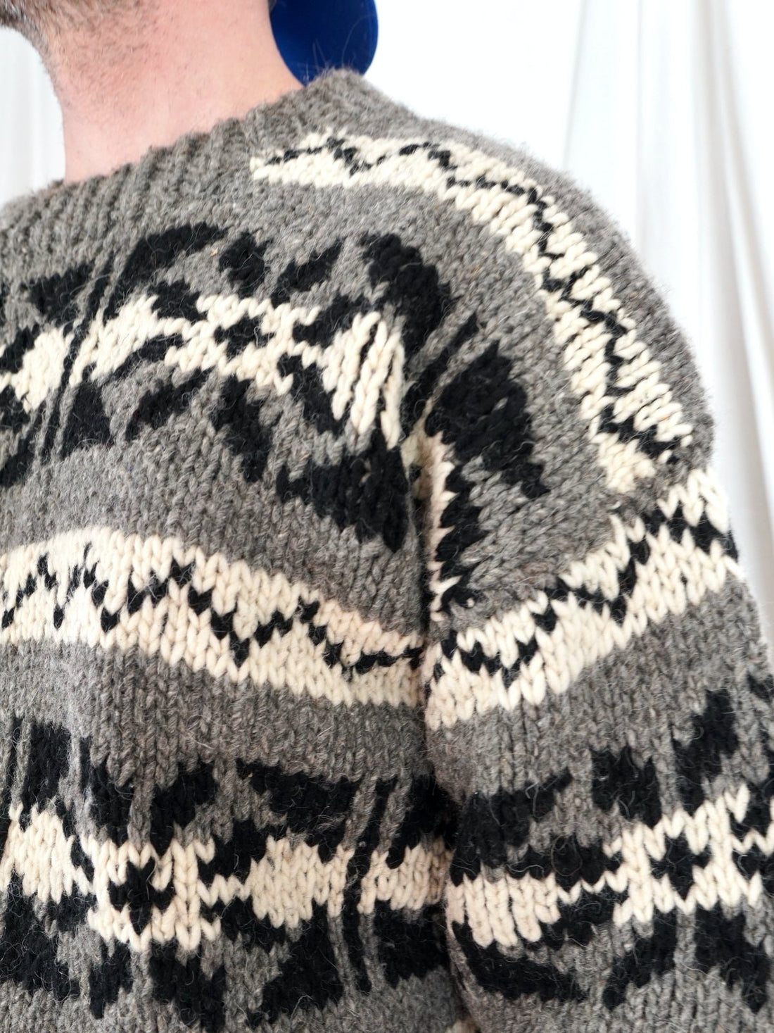Vintage Chunky Knit Wool Sweater-closiTherapi | vinTage