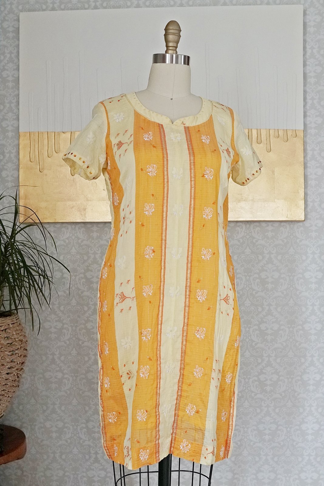 Vintage Embroidered Boho Festival Dress – therapi
