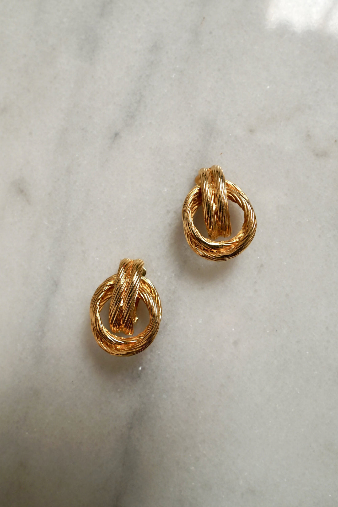 Vintage Golden Rope Earrings-closiTherapi | vinTage