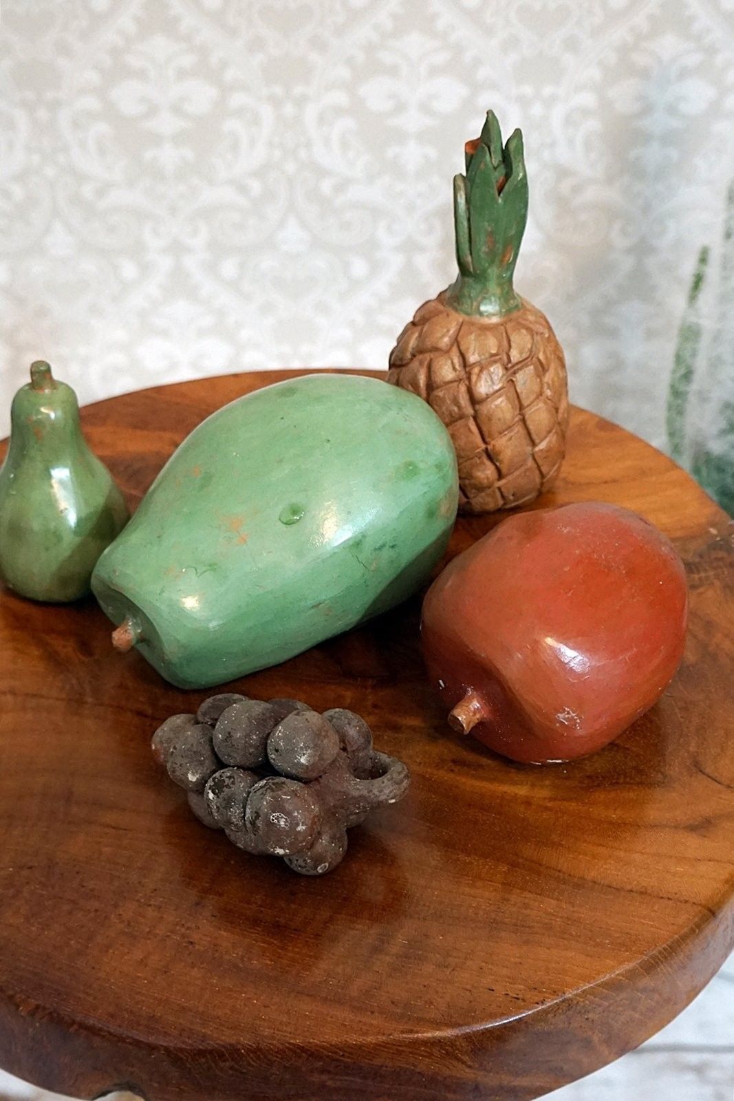 Vintage Handmade Earthy Ceramic Fruit Set-closiTherapi | vinTage