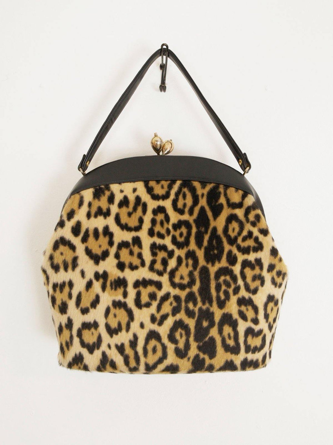Vintage Leopard Fur Kisslock Bag-closiTherapi | vinTage