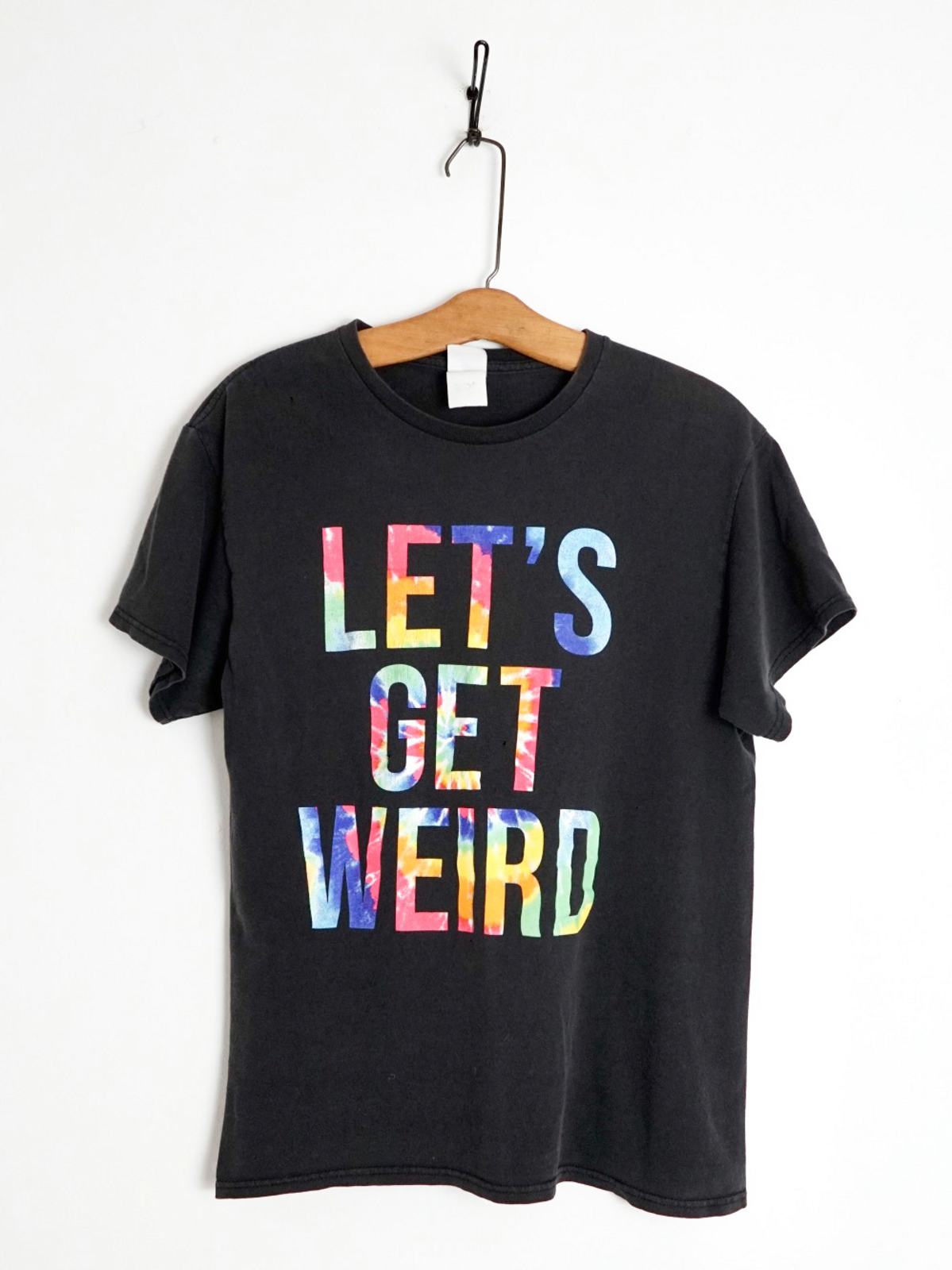 新品 FAV Neon Graffiti TEE SHIRT Black L 他 Vintage 1980s Let's Get Weird Neon Tee – therapi