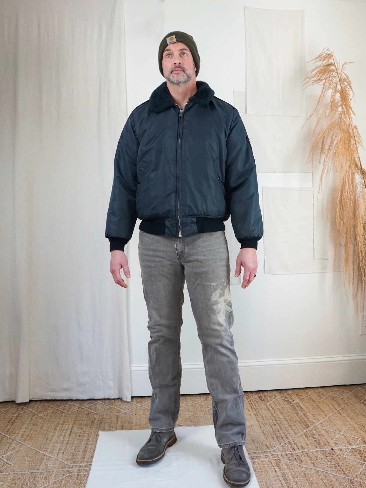 Vintage Nylon Flight Bomber Jacket – therapi