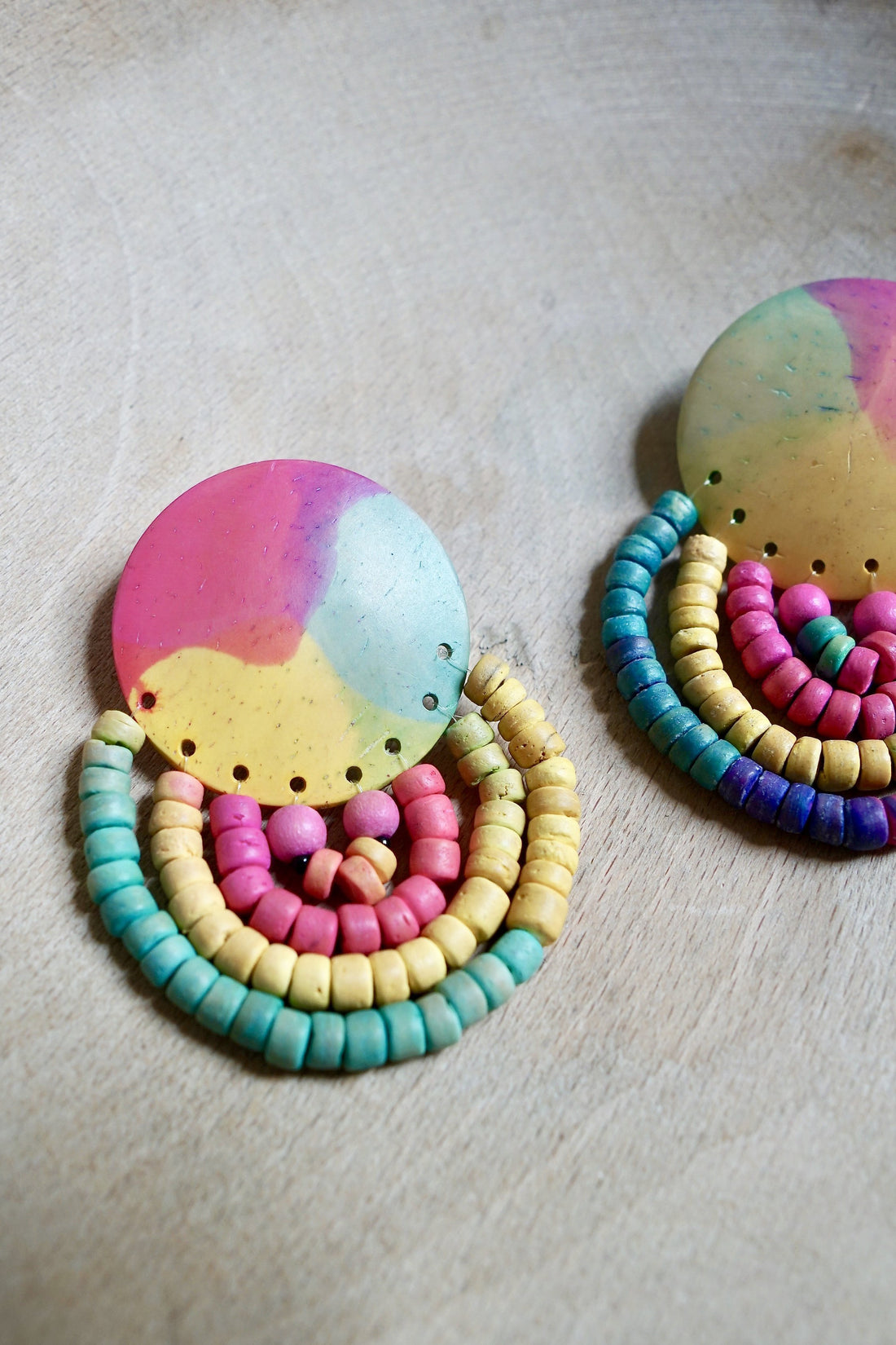 Vintage Pastel Candy Painted Earrings-closiTherapi | vinTage