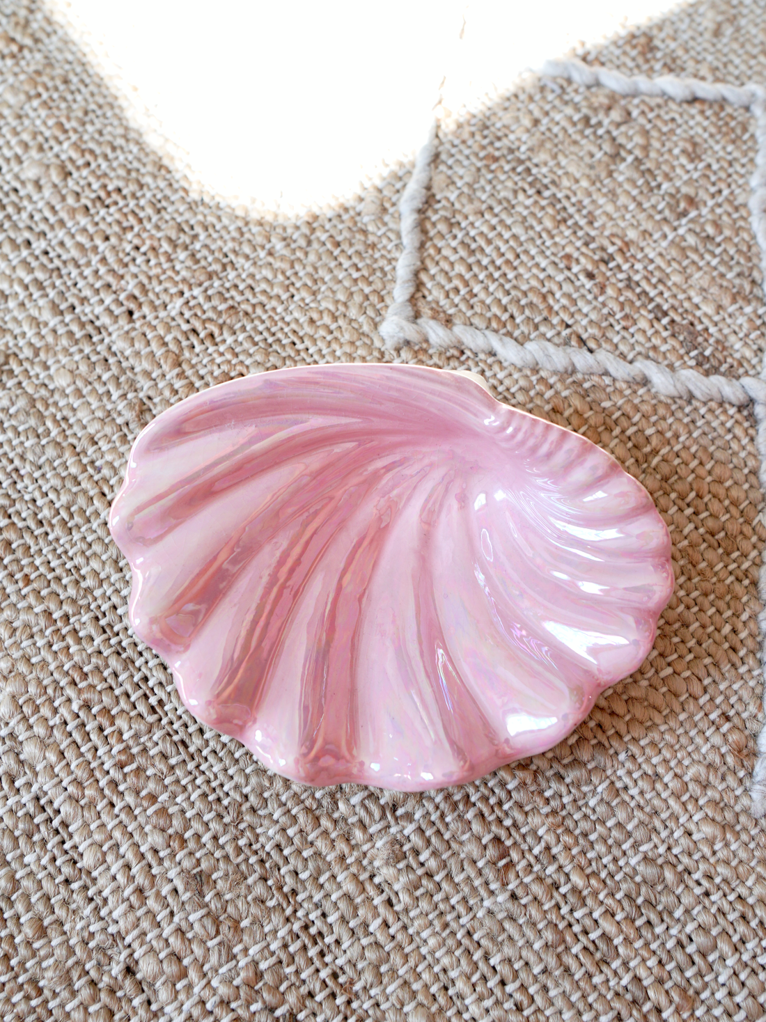 Vintage Pink Seashell Trinket Dish-closiTherapi | vinTage