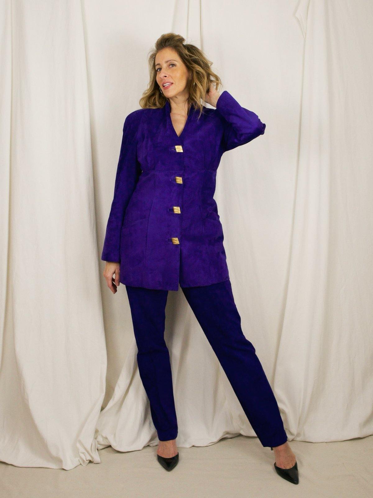 Vintage Ultraviolet Suede Set-closiTherapi | vinTage