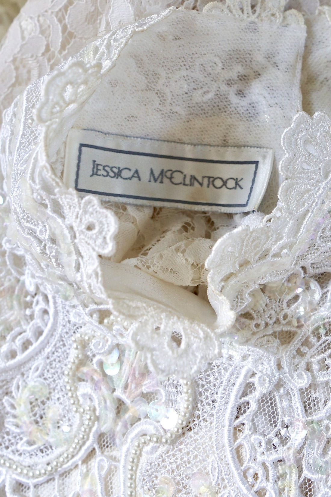 Vintage Victorian Jessica McClintock Lace Top-closiTherapi | vinTage