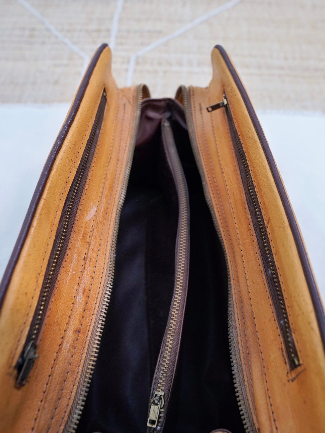 70's Tooled Leather Llama Bag-closiTherapi | vinTage