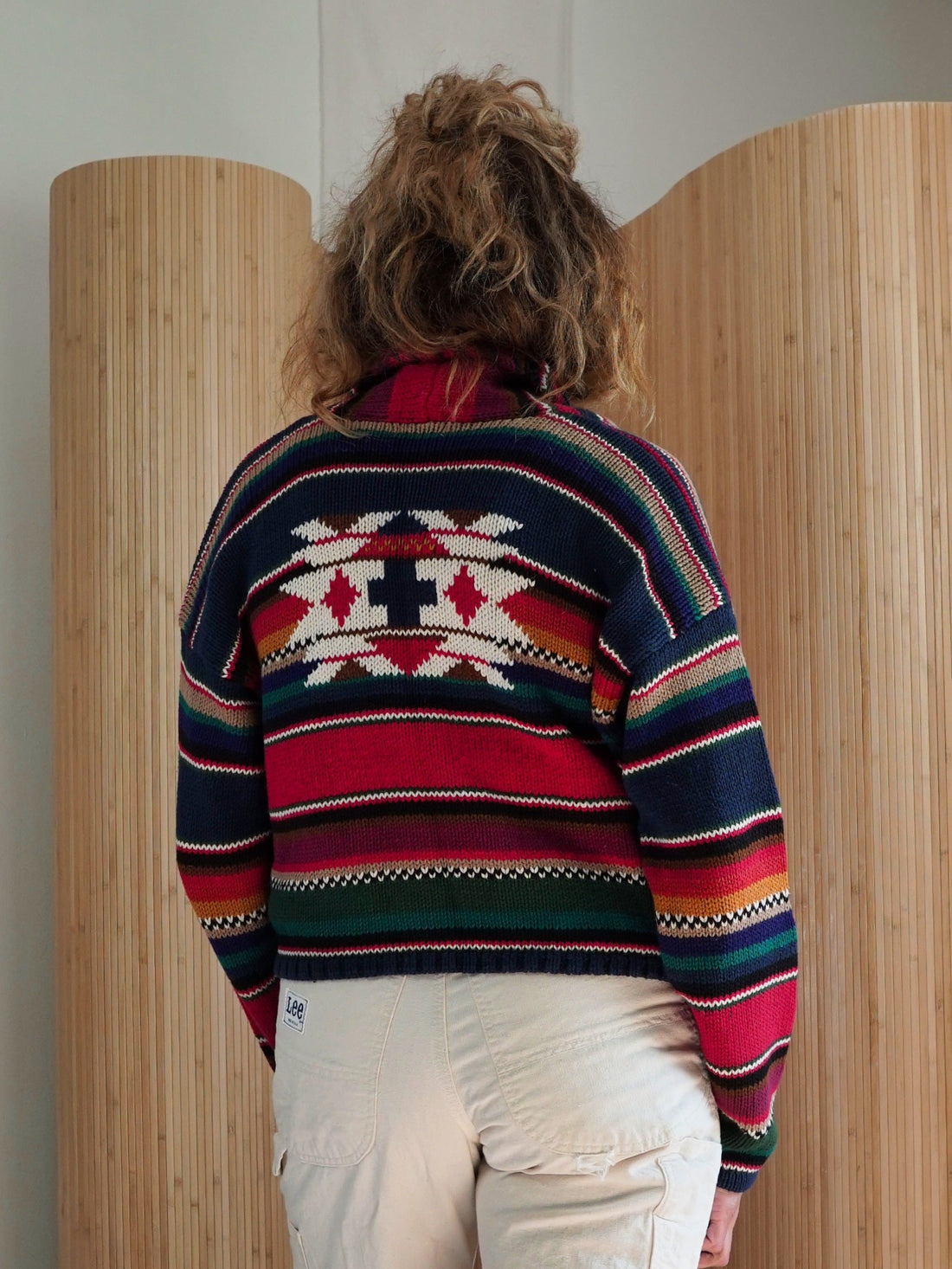 80's Serape Southwestern Cardigan Sweater-closiTherapi | vinTage