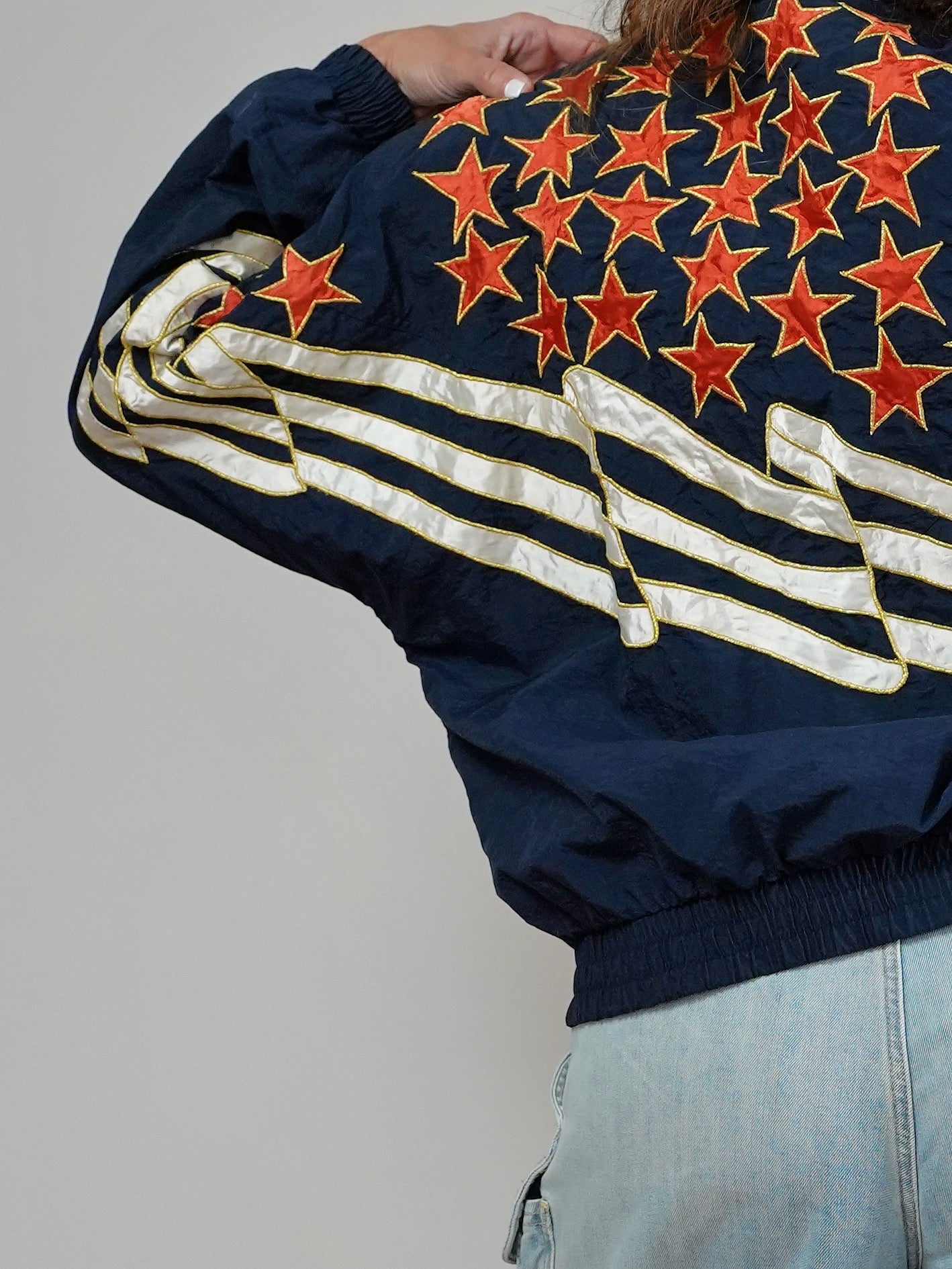 Vintage 1980s Americana Star Track Jacket – therapi