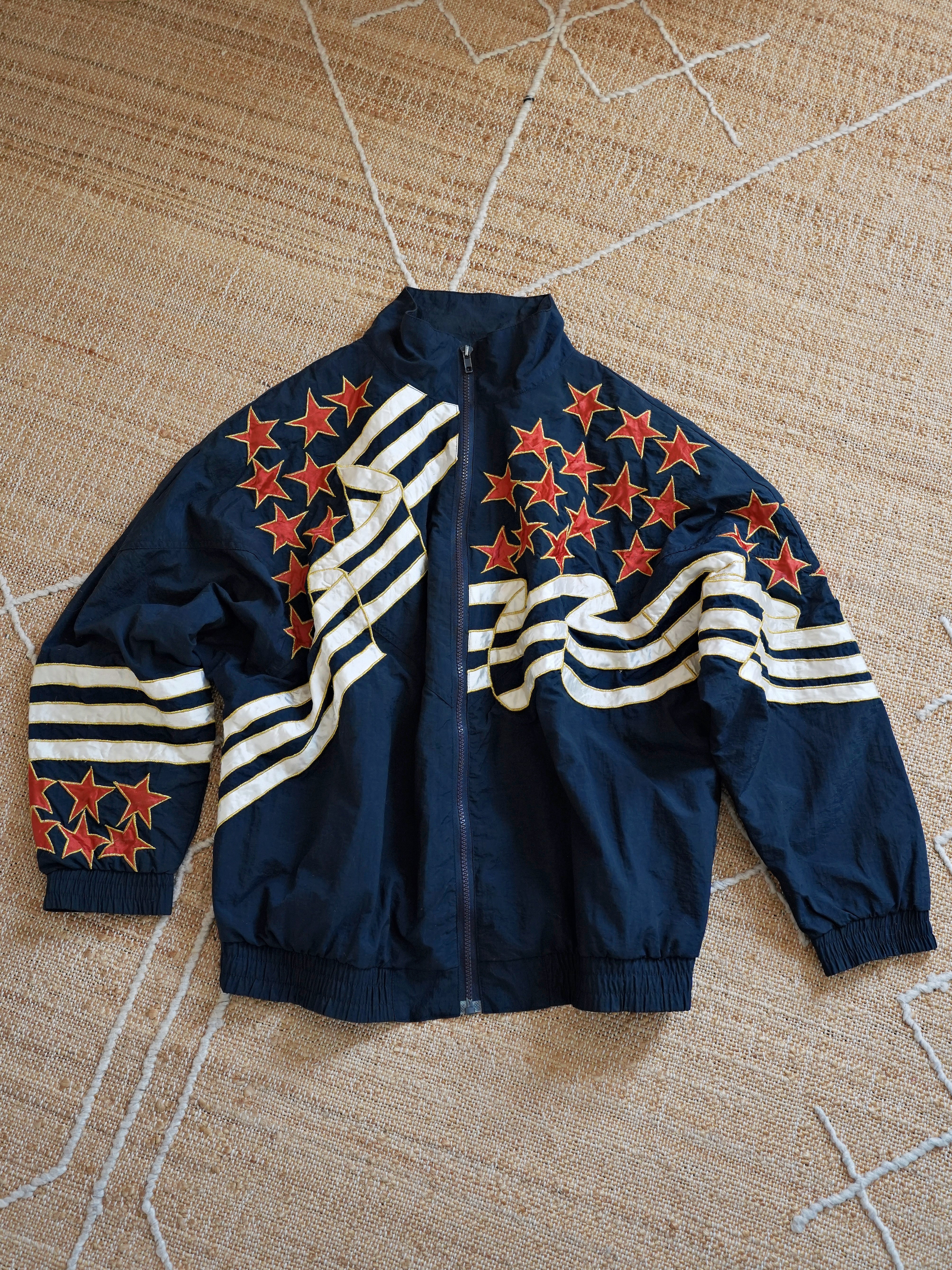 Vintage 80's Americana Star Track Jacket – therapi