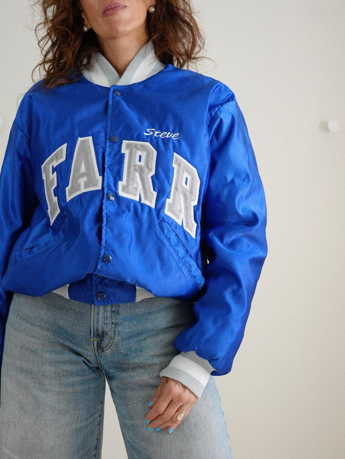 Vintage 1980s Throwback Baseball Jacket-closiTherapi | vinTage