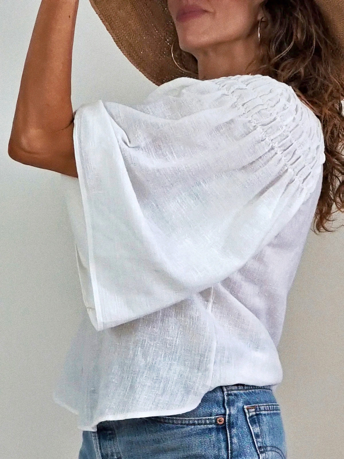 Vintage 70's Angel Sleeve Blouse – therapi