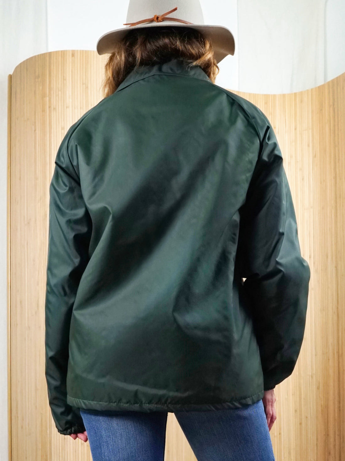 Vintage 70's Green Nylon Jacket-closiTherapi | vinTage