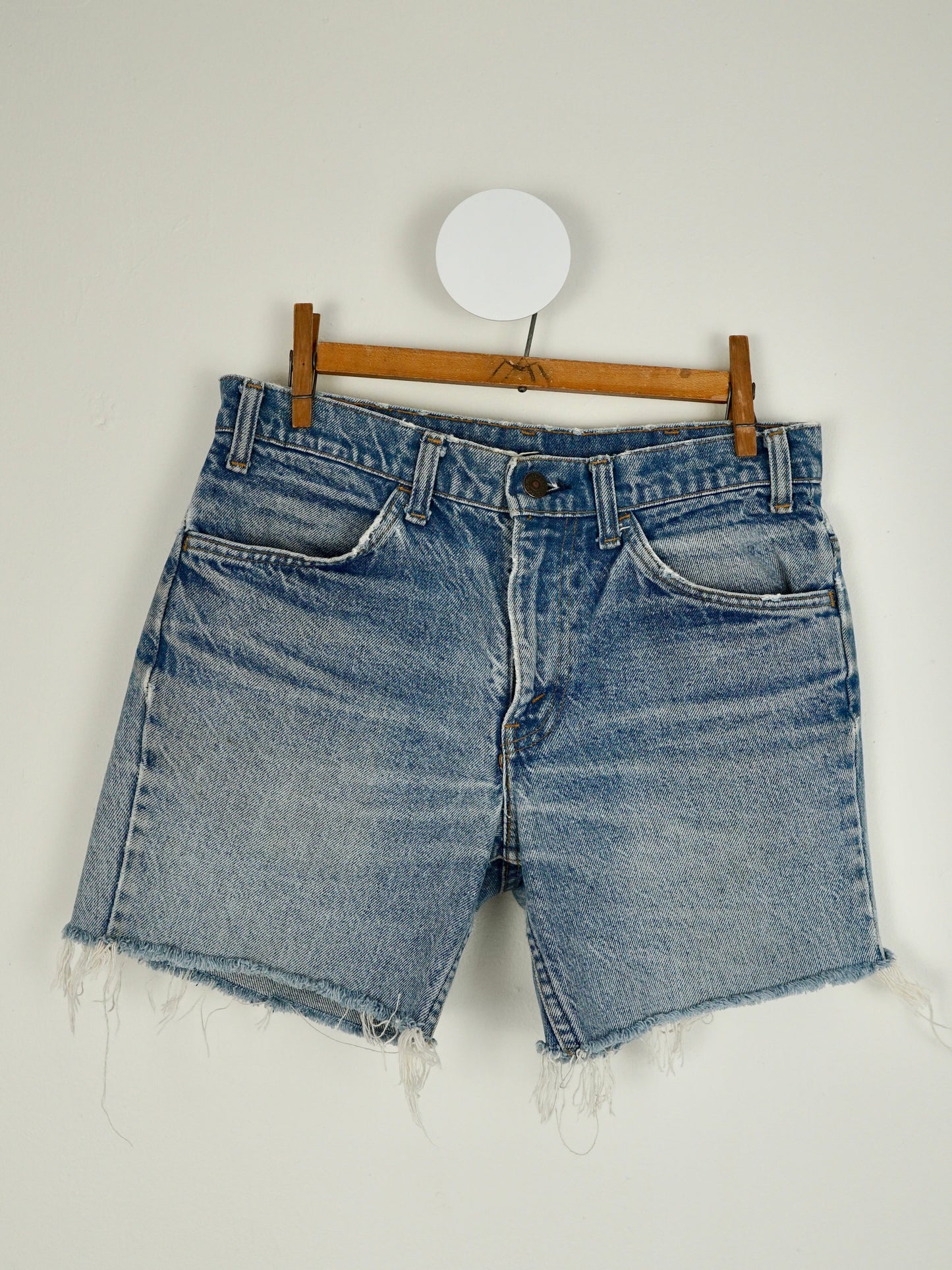 Vintage 70's Levi Denim Cut Off Jean Shorts - 29