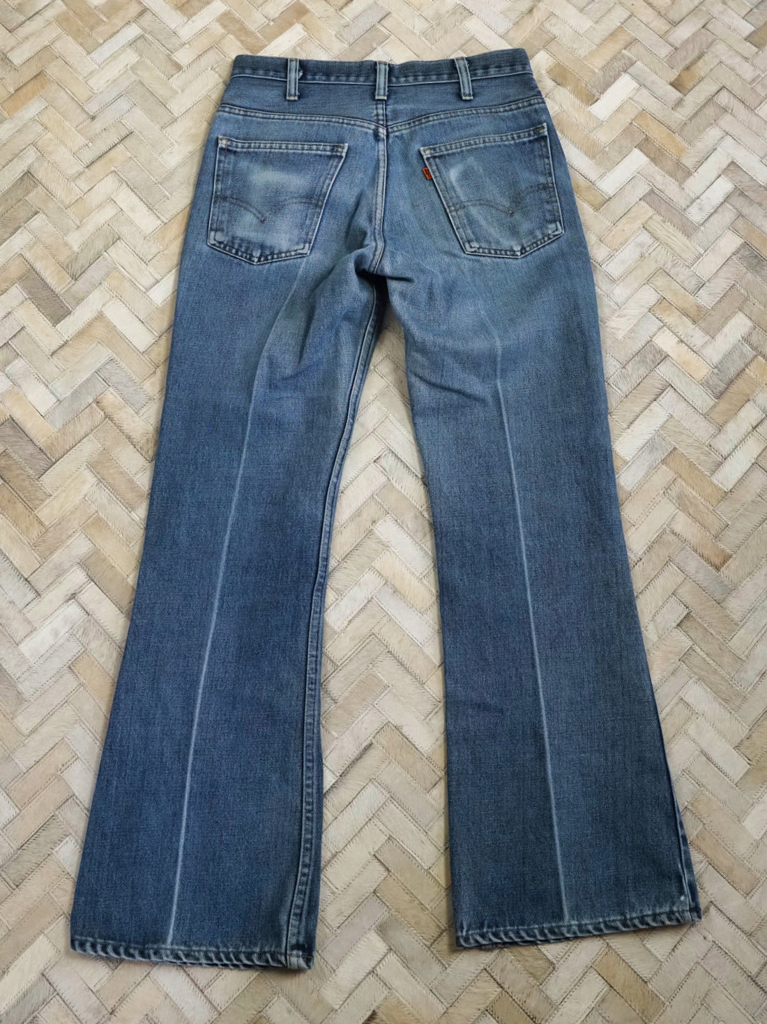 Vintage 70's Levi's 646 Cali Fade Blue Talon Zip Jeans - 29" Waist-closiTherapi | vinTage