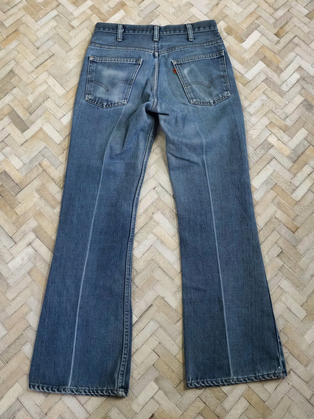Vintage 70's Levi's 646 Cali Fade Blue Talon Zip Jeans - 29" Waist-closiTherapi | vinTage