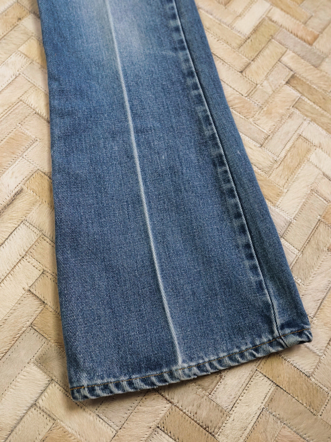 Vintage 70's Levi's 646 Cali Fade Blue Talon Zip Jeans - 29" Waist-closiTherapi | vinTage