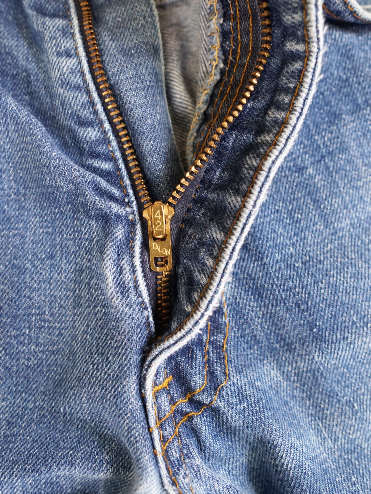 Vintage 70's Levi's 684 Elephant Bellbottom Orange Tab Jeans