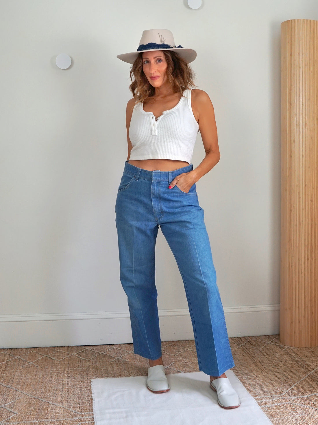 Vintage 70's Wrangler Faded Jeans - 34" Waist-closiTherapi | vinTage