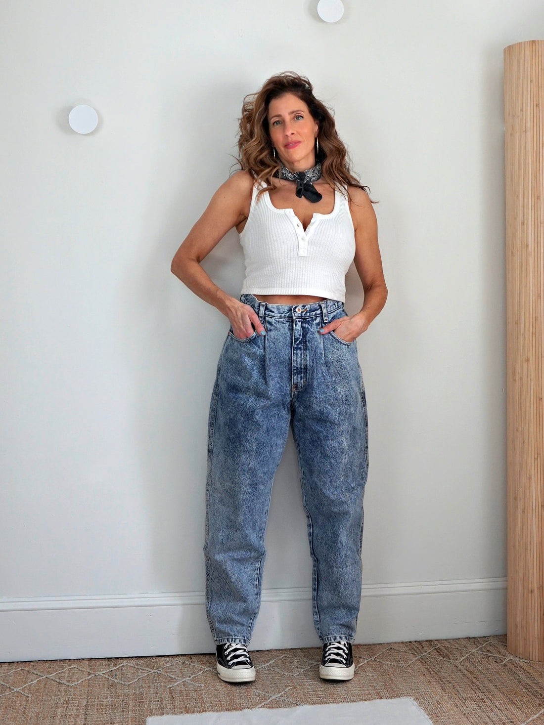 Vintage 80's Acid Wash Barrel Jeans - 28" Waist-closiTherapi | vinTage