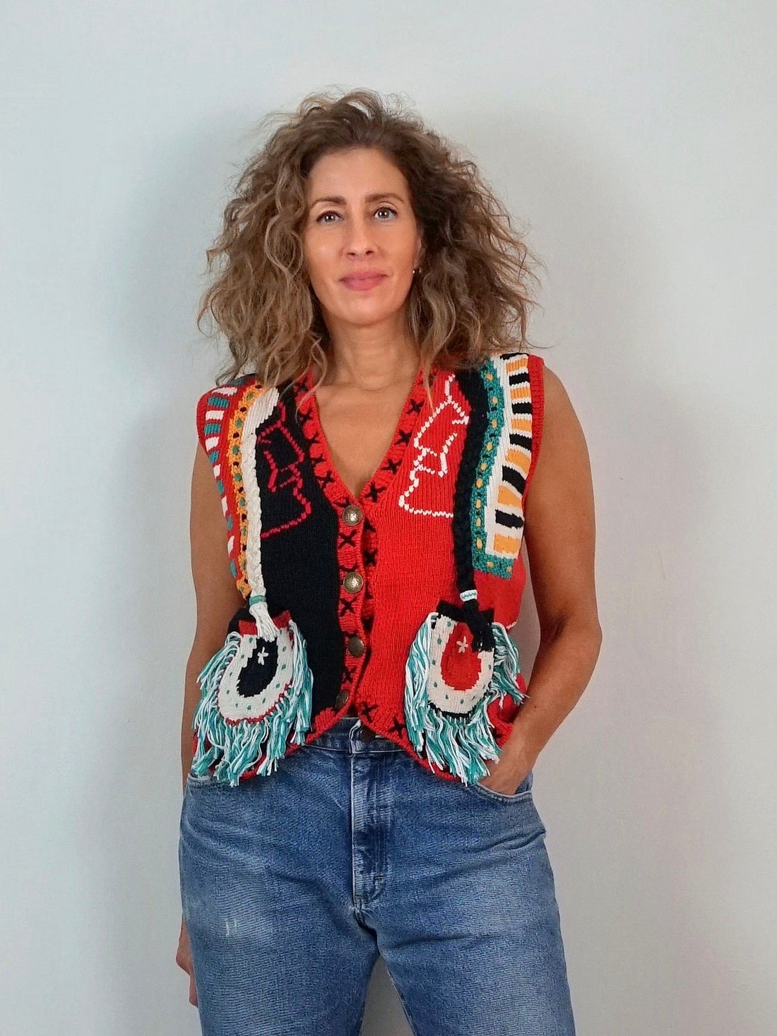 Vintage 80's Berek Native American Vest-closiTherapi | vinTage
