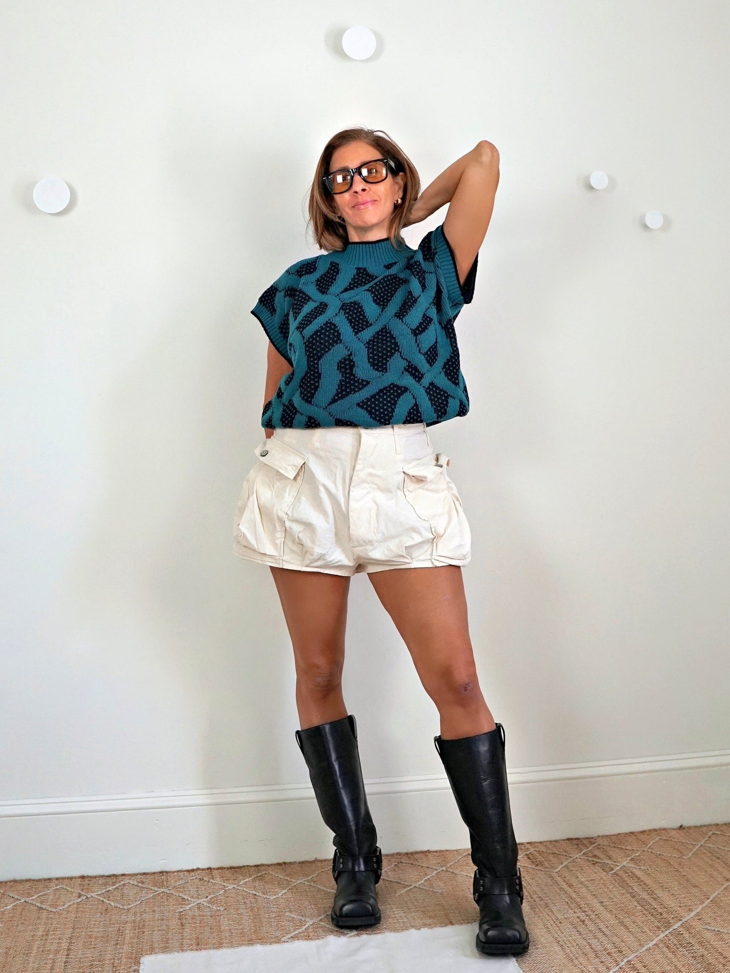 Vintage 80's Bold Abstract Sweater-closiTherapi | vinTage