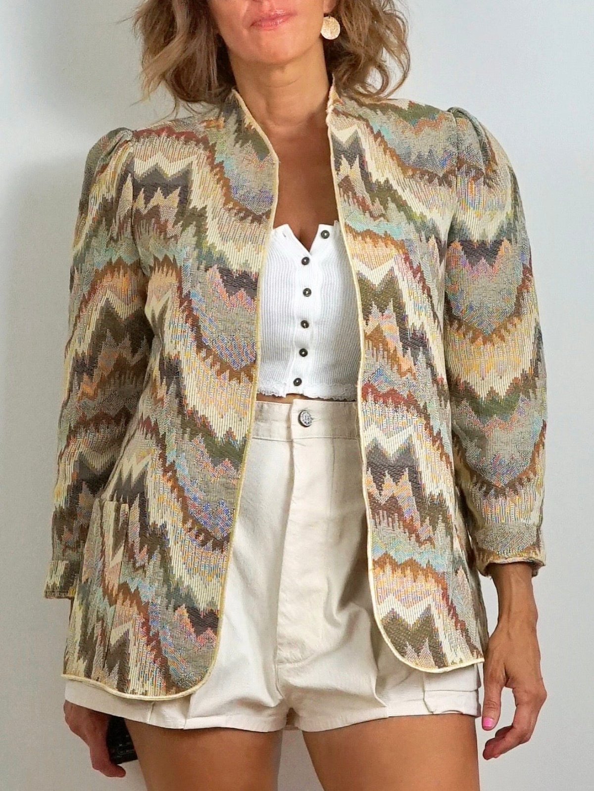 Vintage 80's Desert Sky Tapestry Jacket – therapi