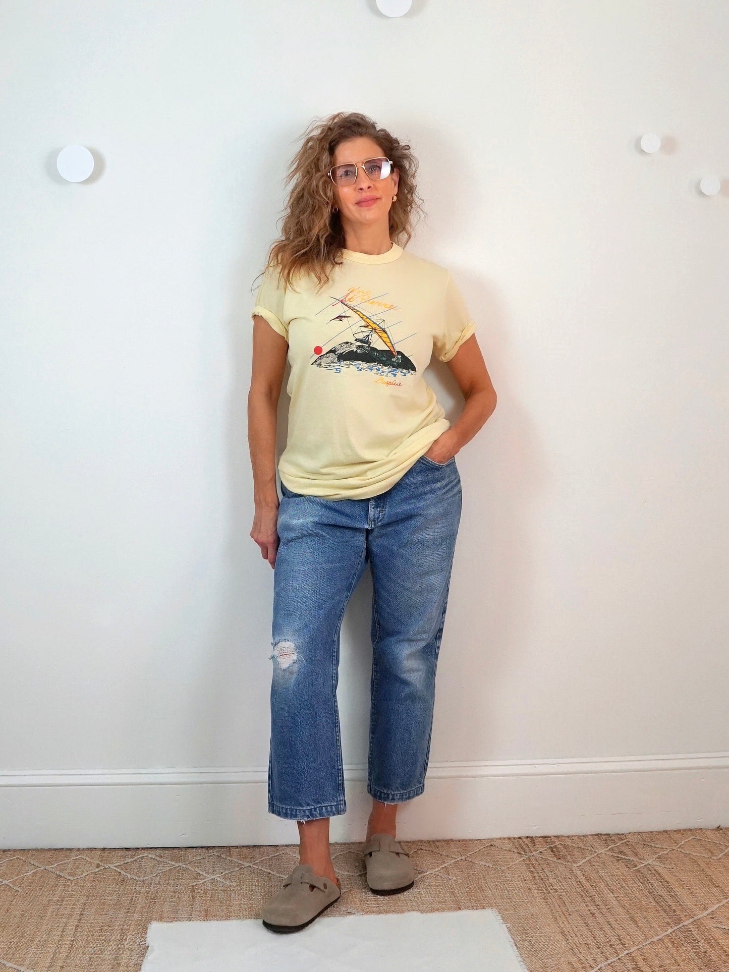 Vintage 80's Hang Gliding Graphic Tee-closiTherapi | vinTage