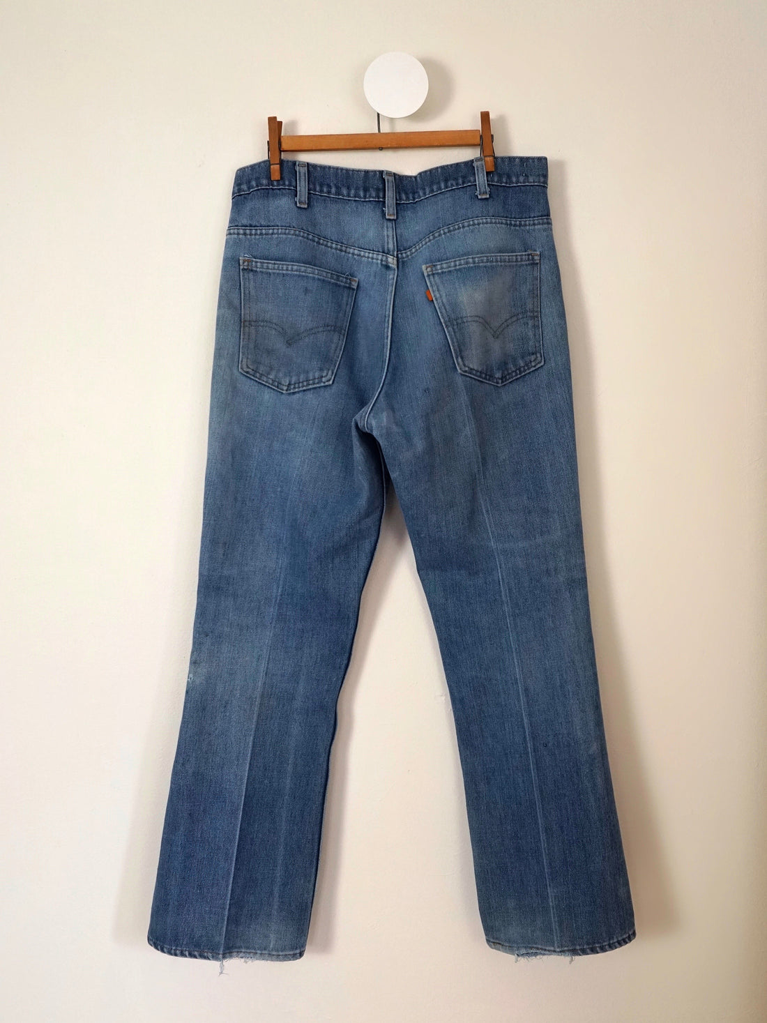 Vintage 80's Levi 646 Orange Tab Flare Jeans - 34" Waist-closiTherapi | vinTage