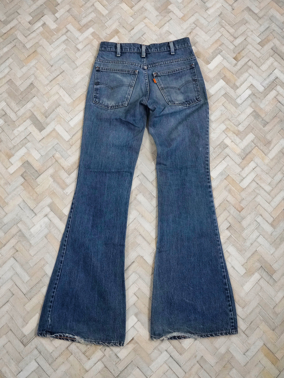 Vintage 80's Levi's 684 Orange Tab Bell Jeans - 28" Waist-closiTherapi | vinTage