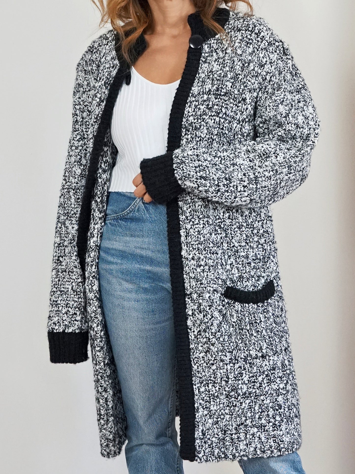 Vintage 80's Marled Knit Sweater-closiTherapi | vinTage