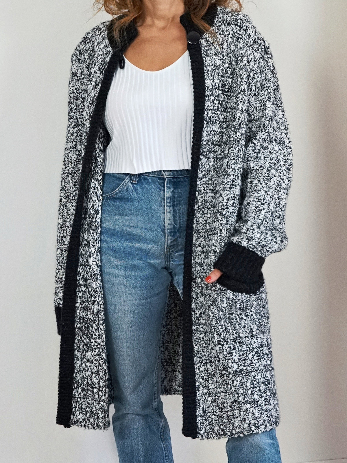 Vintage 80's Marled Knit Sweater-closiTherapi | vinTage