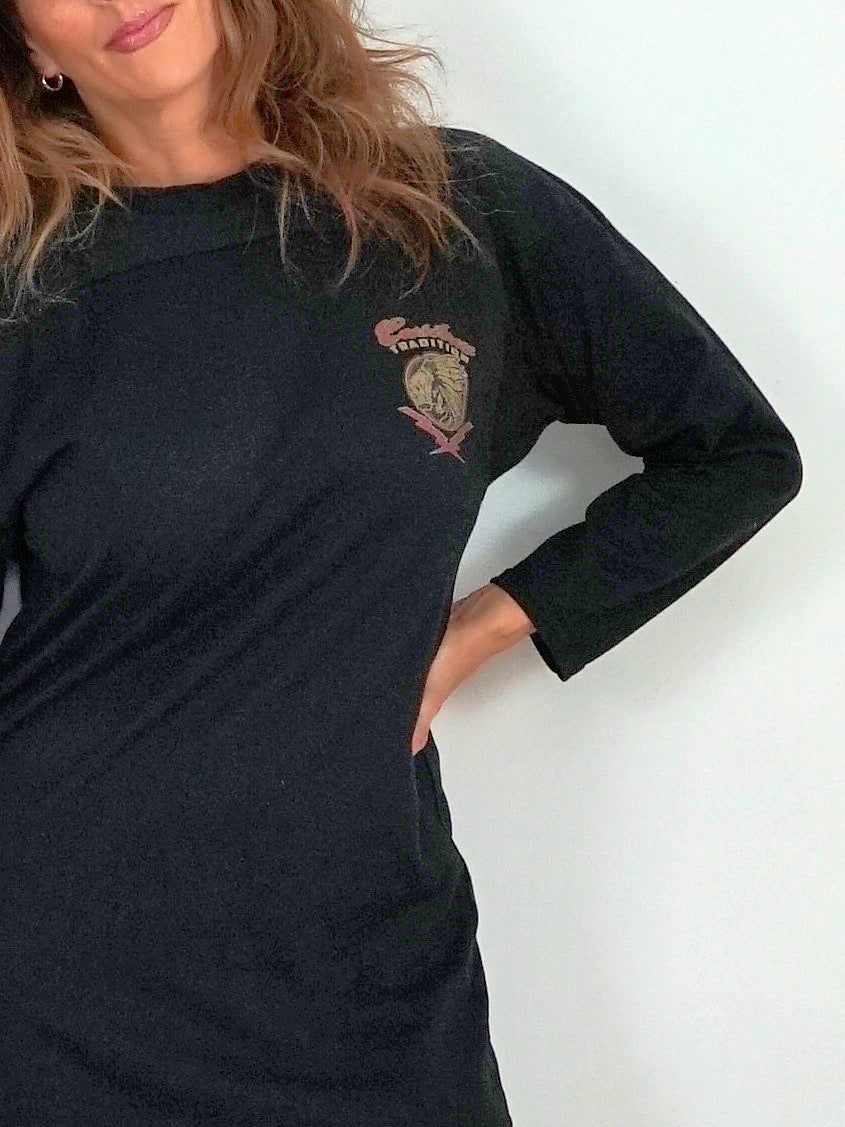 Vintage 80's Motorcycle Skull Tee-closiTherapi | vinTage
