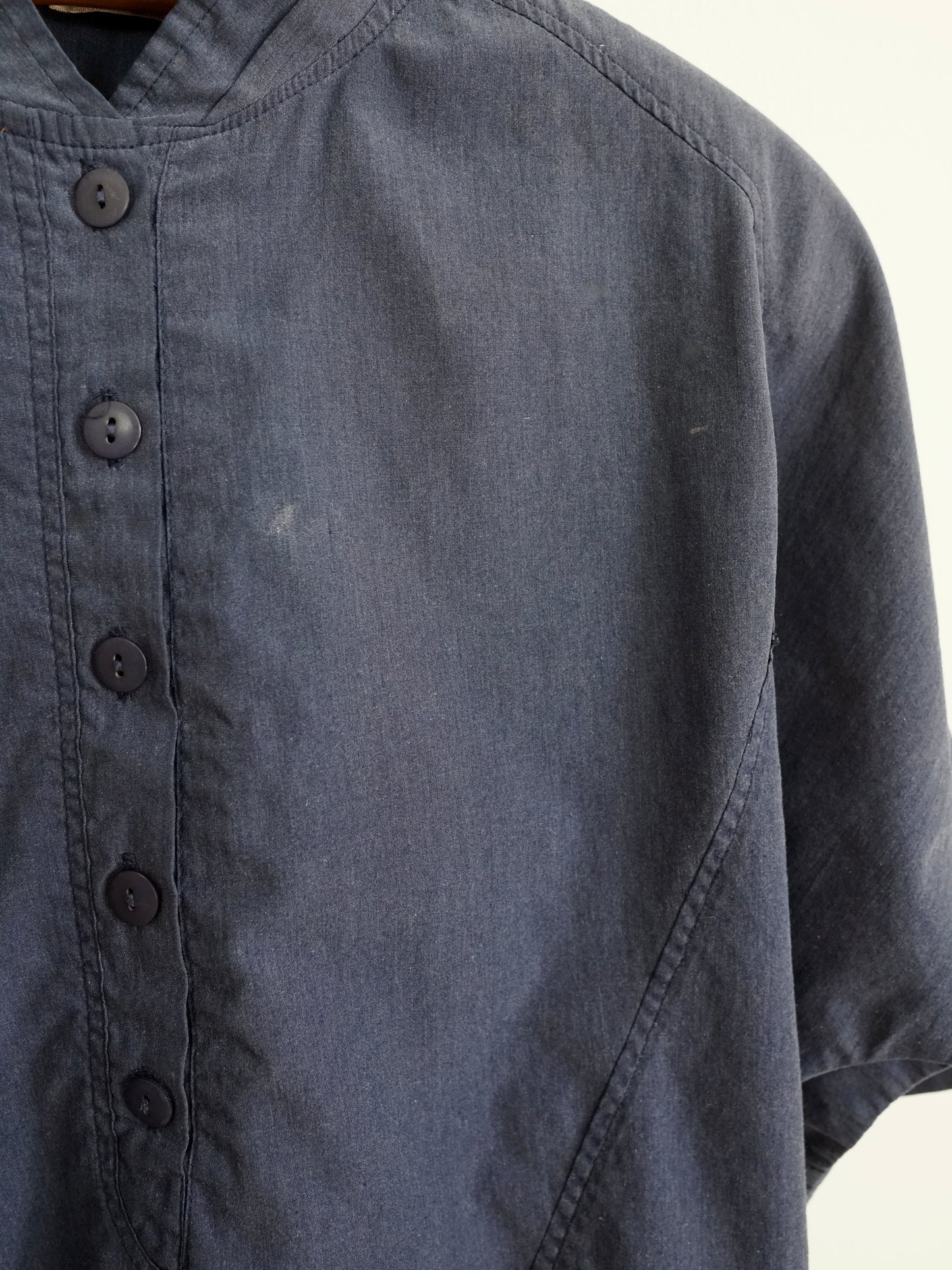 Vintage 80's Navy Batwing Top-closiTherapi | vinTage