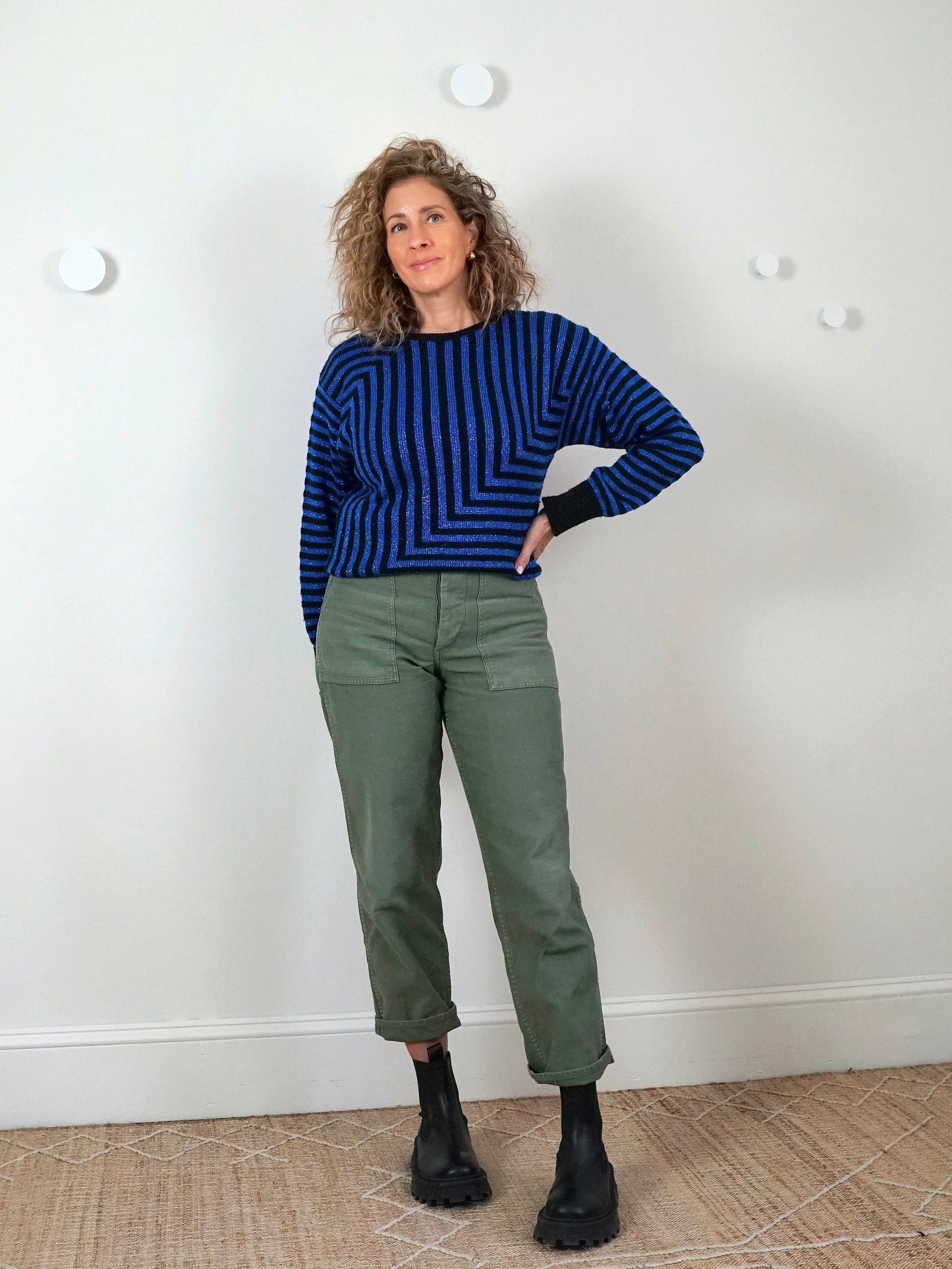 Vintage 80's New Wave Lurex Sweater-closiTherapi | vinTage