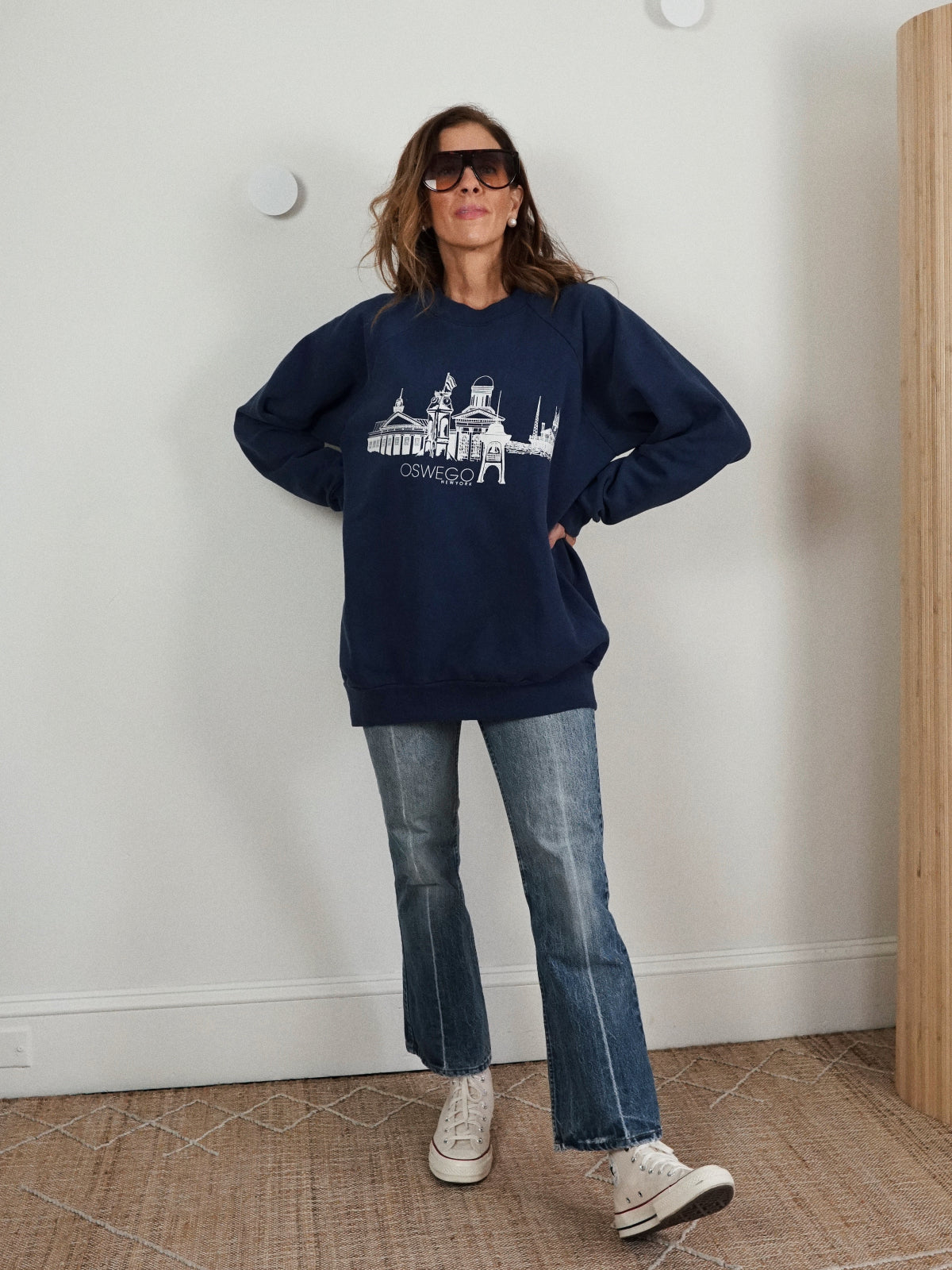 Vintage 80's Oswego New York Sweatshirt-closiTherapi | vinTage