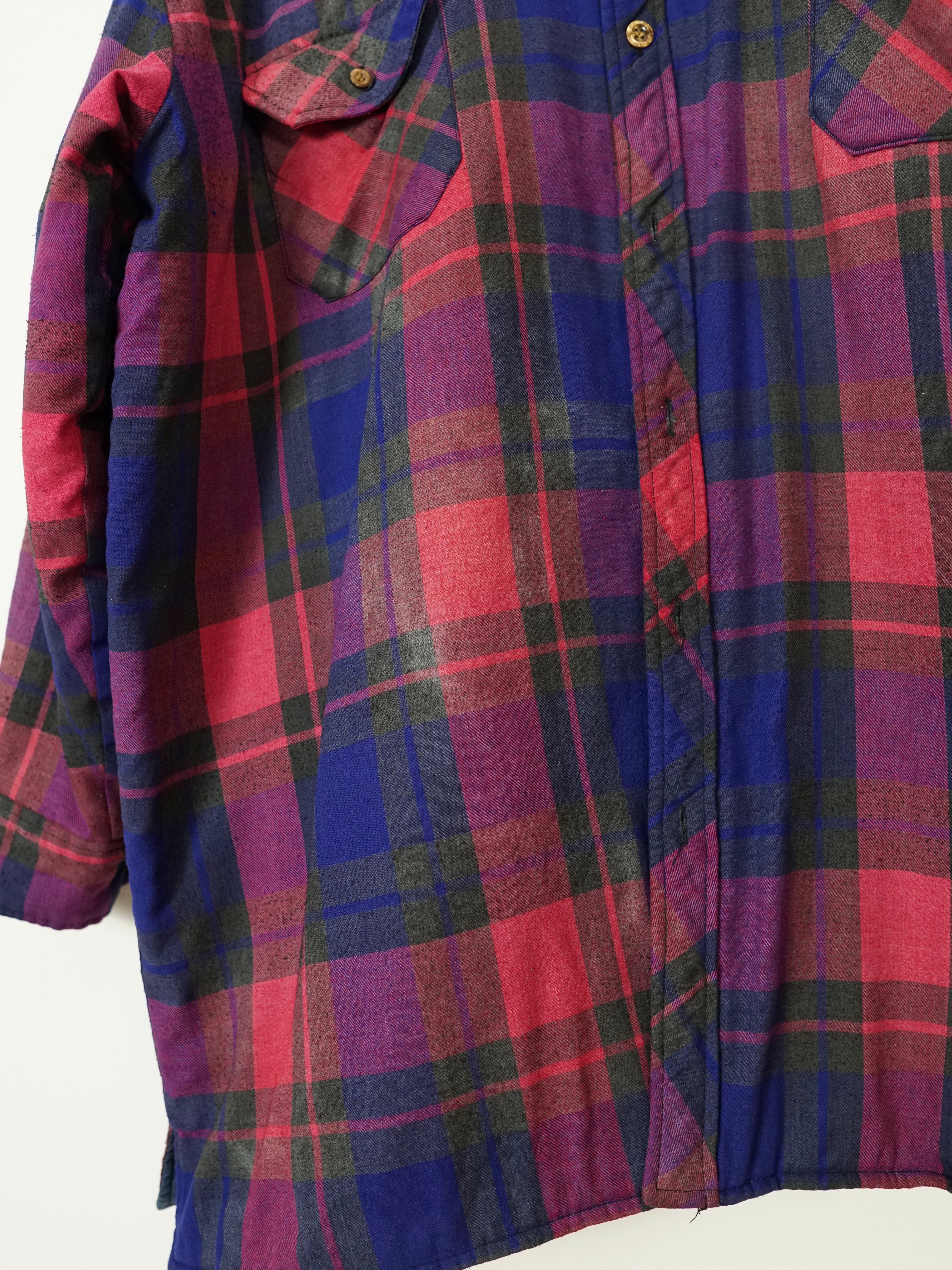 Vintage 80's Plaid Flannel Jacket – therapi